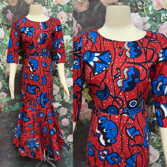 Vintage african print ankara Gem