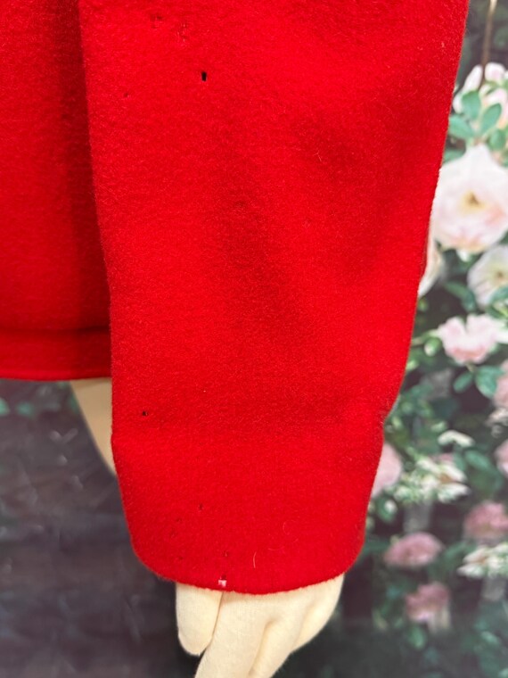 70s Pendleton Red Merino Wool Jacket - image 8