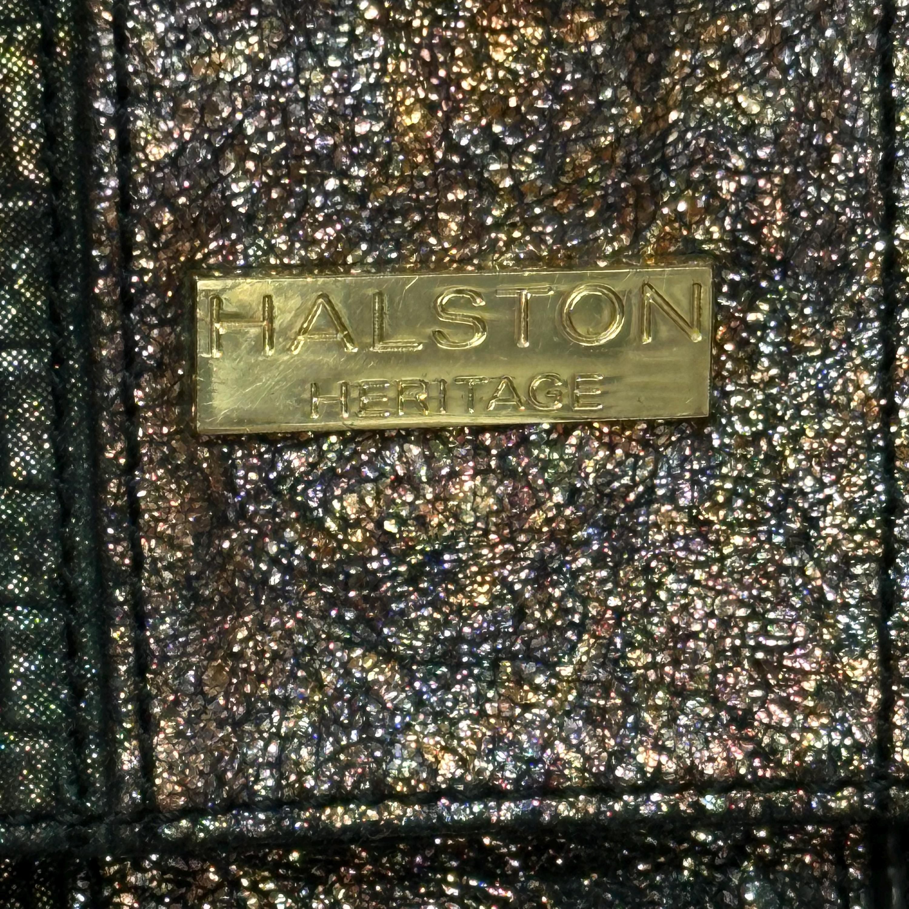 H Halston Logo Quilted Backpack – Black & Gold Chain Accent | MSRP $128 Montana Backpack Extra Large | Soft Leather Backpack | HAMMITT main image 3
