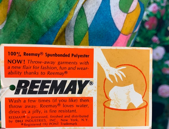 60s Reemay Paper Sun Hat Disposable Novelty Bucke… - image 7