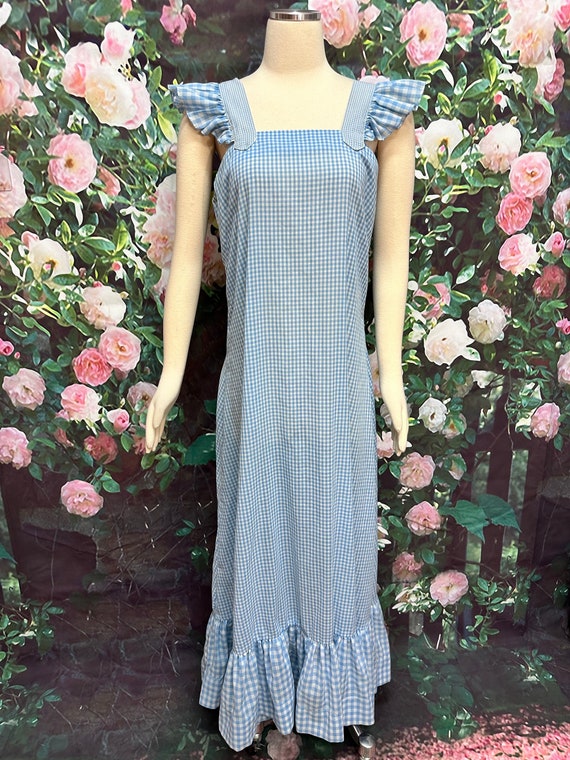 blue maxi dress with ruffles Caroline Dress: Blue Maxi Dress for Destination Wedding