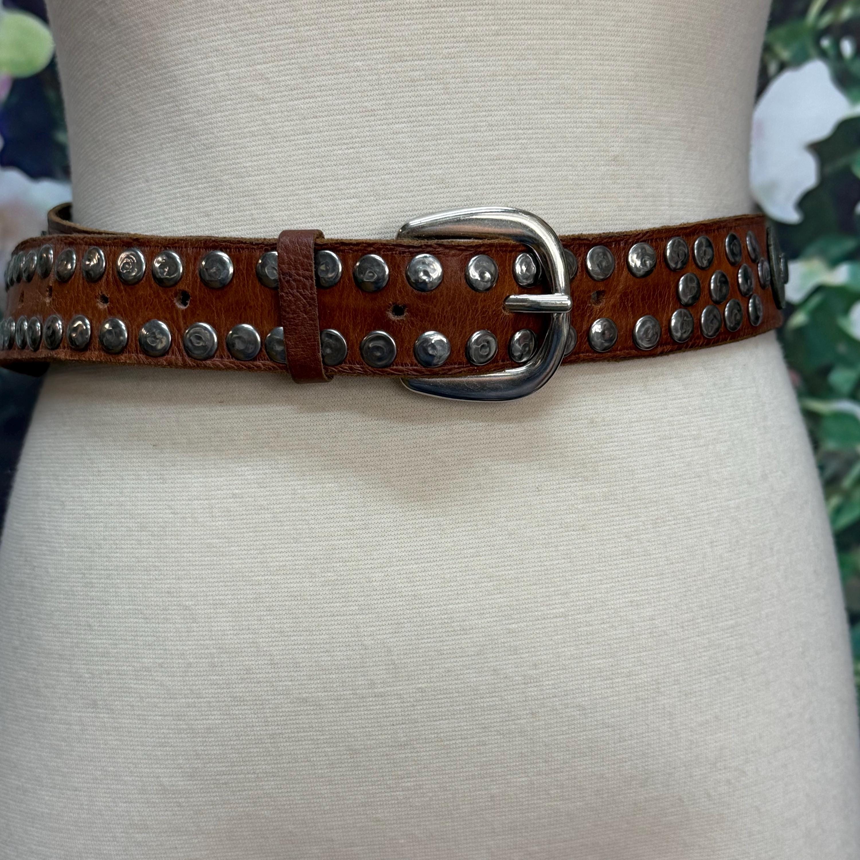 小物 archive leather studs belt 90-00s 00s archive Y2K Studs Leather Belt Black｜Yahoo!フリマ（旧PayPay