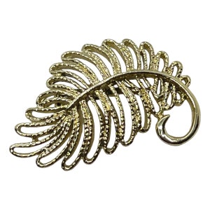50s Gerrys Gold Tone Leaf Brooch