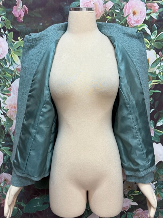 90s Pendleton Teal Blue Wool Jacket - image 7