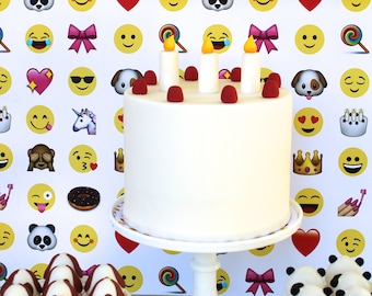 Emoji Party- Table Runner/Backdrop Paper