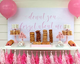 Donut You Forget About Me Backdrop by Bloom