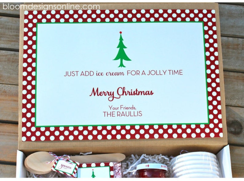 Christmas Sundae Kit Printables image 3