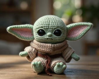Schema per realizzare un alieno all'uncinetto: Peluche amigurumi facile (Download digitale in PDF)