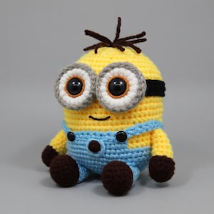 Minion Crochet Pattern Bundle – Bob, Kevin, Stuart Amigurumi Toy Tutorial (PDF Download)