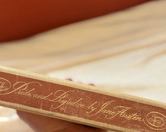 Vintage Stolz und Vorurteil von Jane Austen | Heritage Press Illustrierte Ausgabe 1968 | Klassisch Dekoratives Hardcover Buch | Cottagecore Dekor