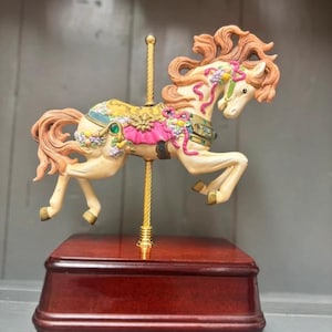 希少SanFranciscMusicBoxオルゴール San francisco music box carousel horse - Etsy 日本