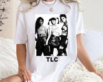 TLC Band Vintage Graphic Tee, Comfort Colors Unisex Shirt