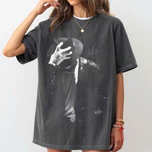 80s Pop Legend Graphic Tee, Retro Dance Icon Shirt, Moonwalk Inspired Outfit image 5