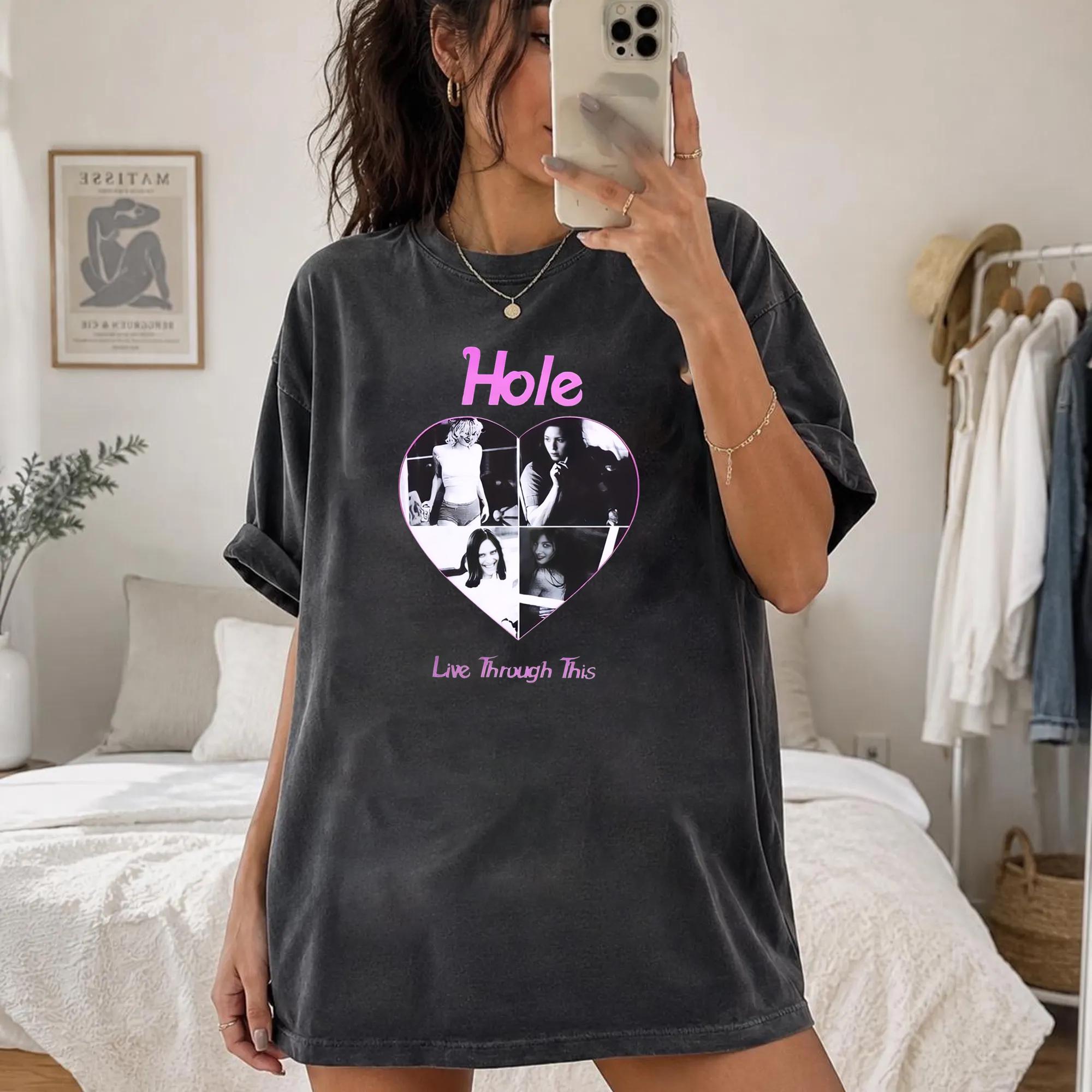 Hole T Shirt Live Through This - Etsy