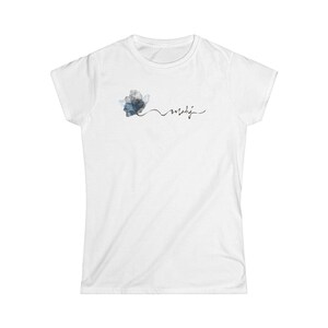 Mahjong Floral Shirt for Women, American Mahjong Tee, Cute Mahj Gift, Mahjong Lover Graphic Tee image 3