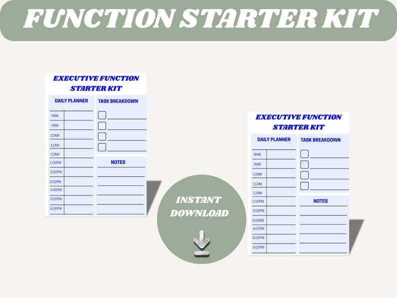Task Breakdown Printable for Kids ADHD Task Planner PDF Step by Step ...