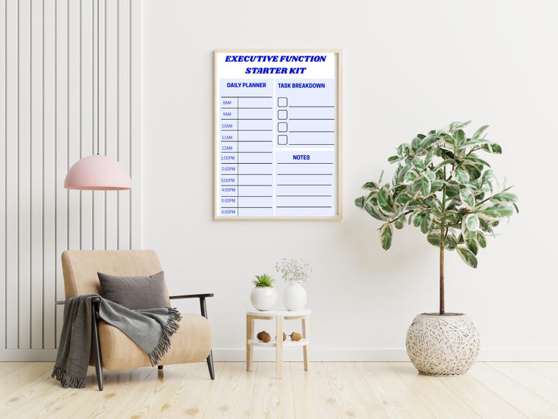 Task Breakdown Printable for Kids ADHD Task Planner PDF Step by Step ...
