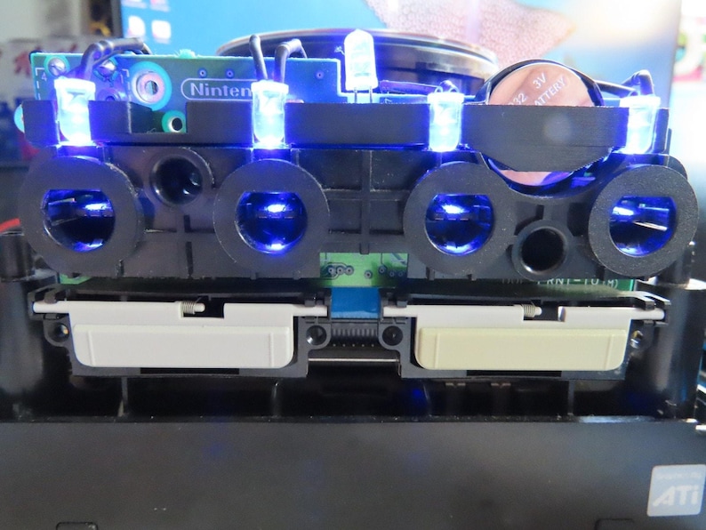 Gamecube Mod Led Nintendo Gamecube Controller Port LED Mod Modification Holder Custom 3D ...