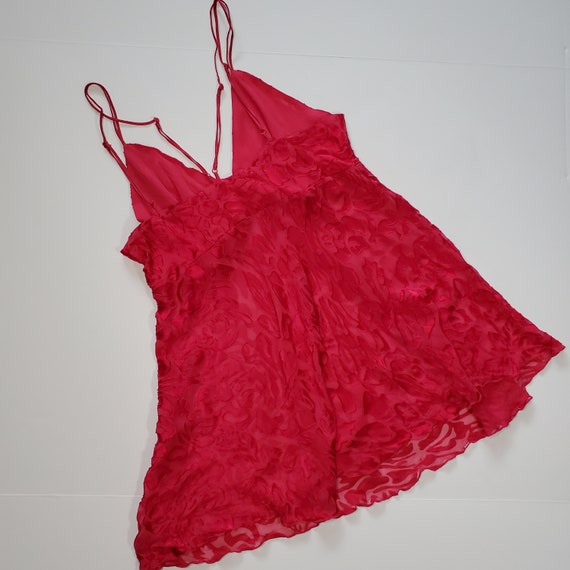 Vintage 90's Victoria's Secret Silk Slip Dress Y2… - image 2