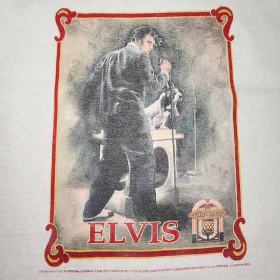 Vintage 90's Elvis Legends and Heroes Graphic Tee… - image 2