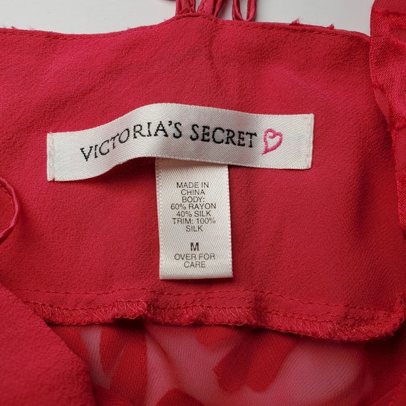 Vintage 90's Victoria's Secret Silk Slip Dress Y2… - image 4