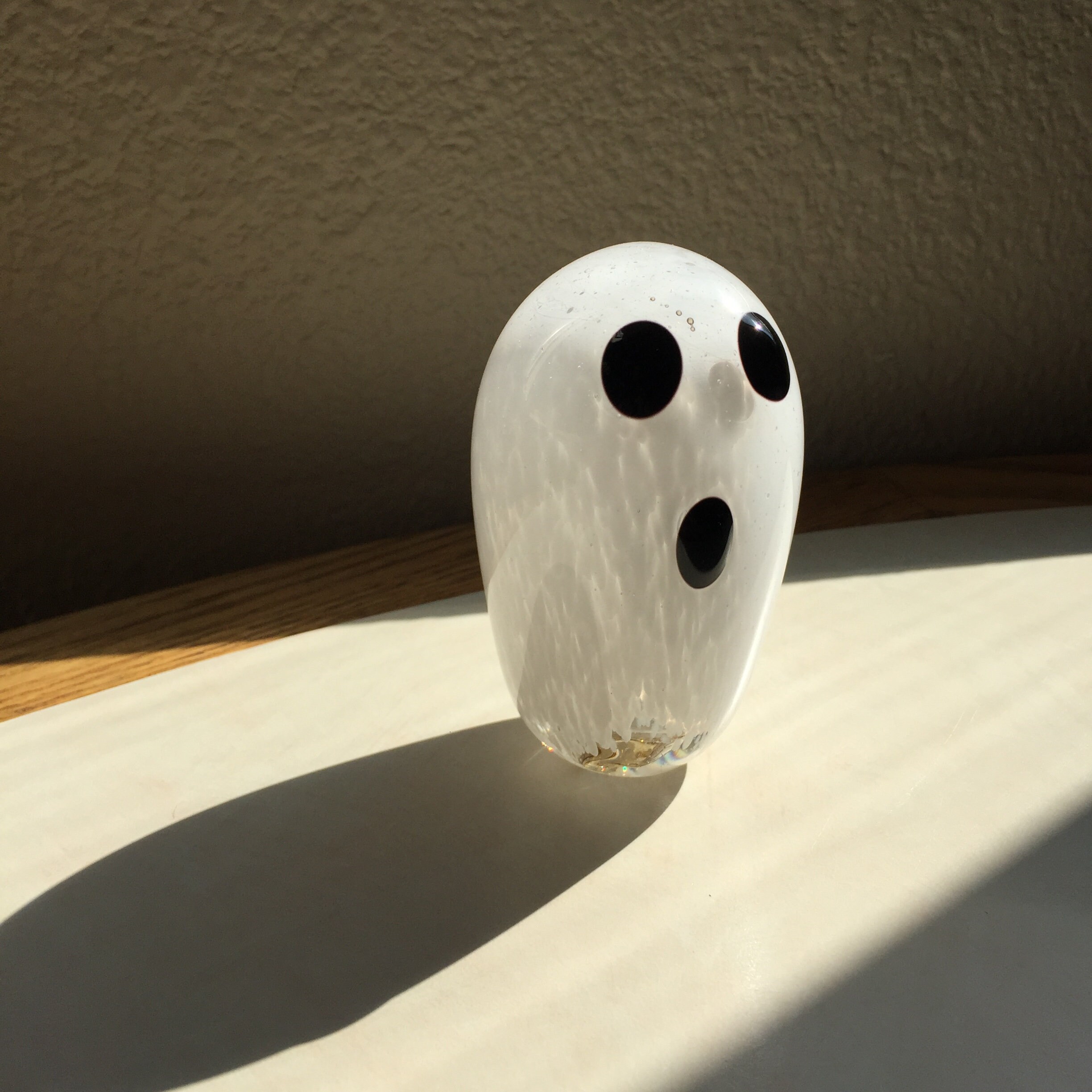 Hand Blown Art Glass Ghost Small Classic Ghost sculpture | Etsy