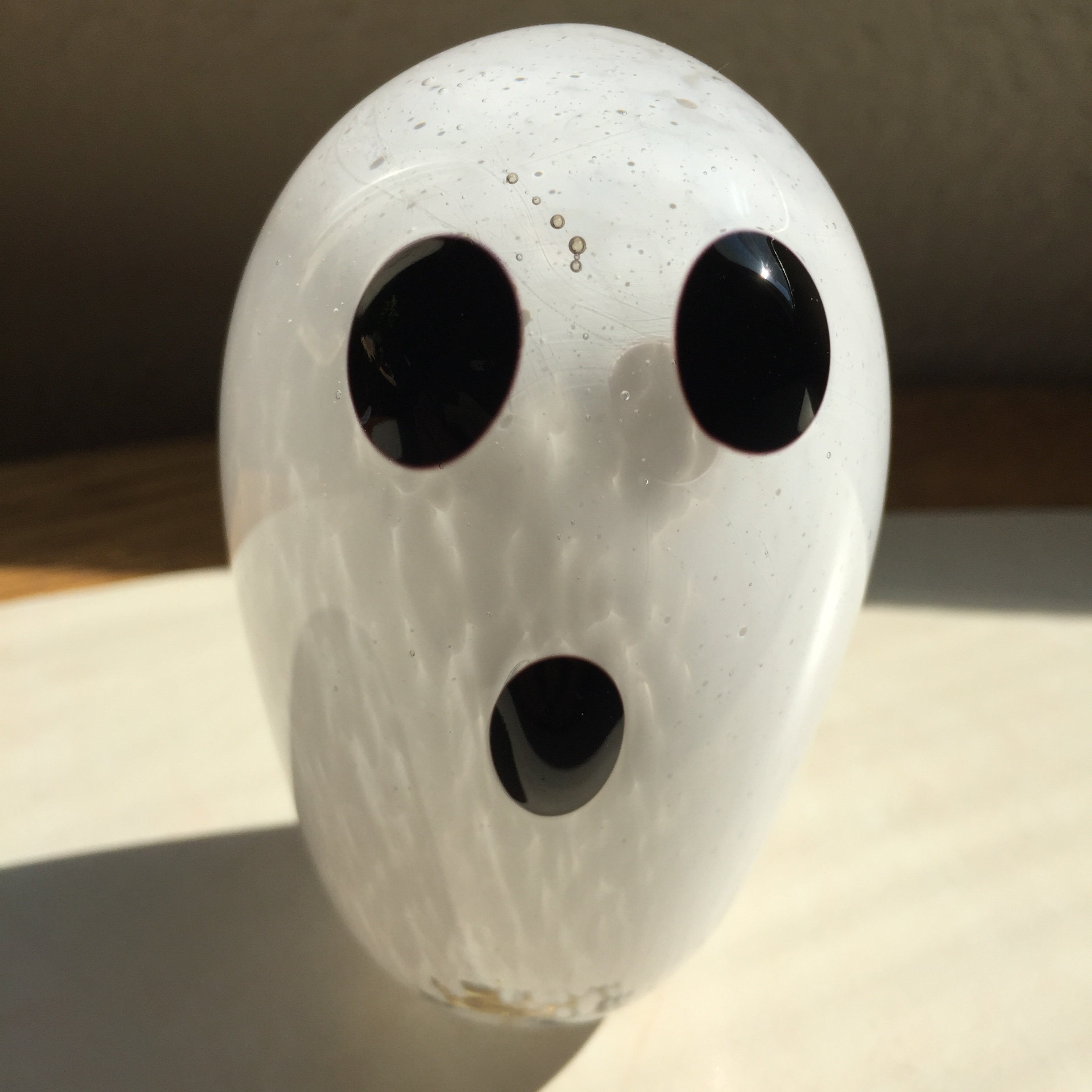 Hand Blown Art Glass Ghost Small Classic Ghost sculpture | Etsy