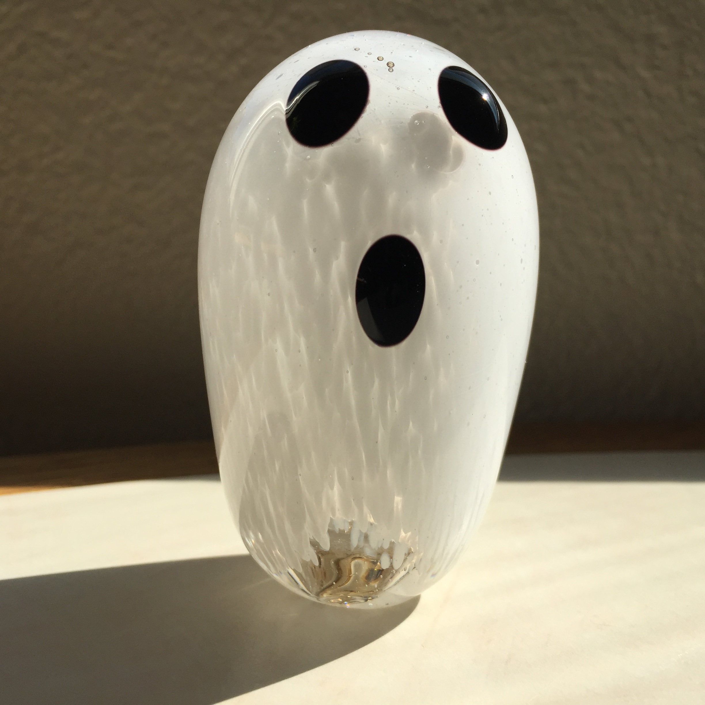 Hand Blown Art Glass Ghost Small Classic Ghost sculpture | Etsy