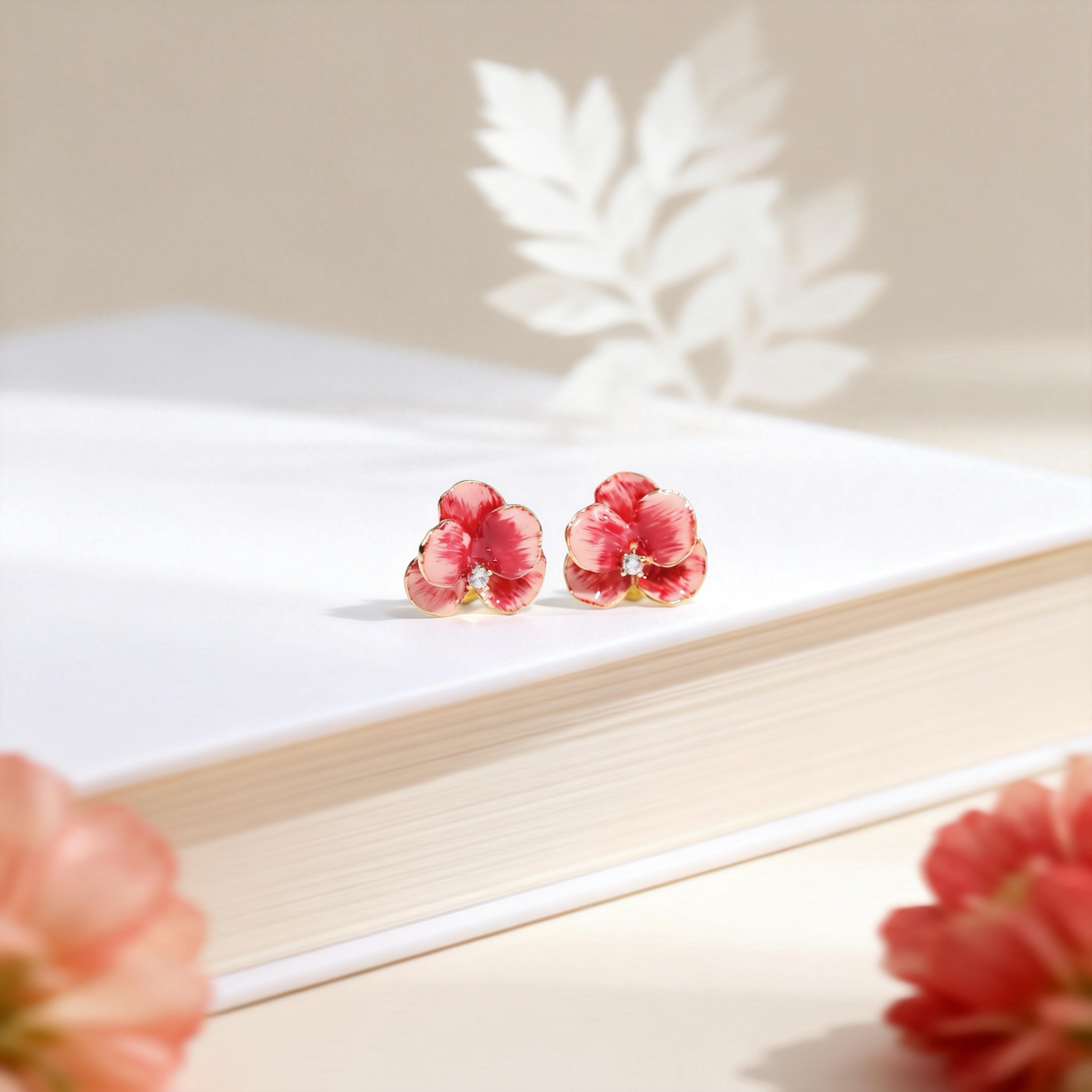 花のクリップオン - Etsy 日本