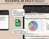 Wedding Budget Planner Excel Template | Wedding Budget Tracker | Wedding Budget Spreadsheet | Wedding Budget Template | Wedding Finance Tool
