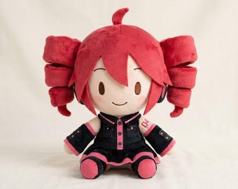 Kasane Teto Plush – UTAU Anime Stuffed Toy, Vocaloid Inspired (21 cm)