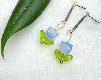 Tulip earrings - Spring flowers earrings - floral earrings - cute earrings