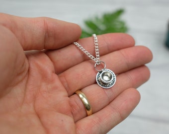 Teacup necklace, tea cup necklace, coffee cup necklace, coffee lover gift, friendship gift