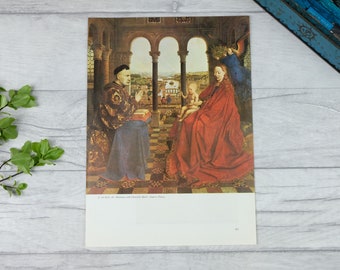Madonna and Child painting - Jan Van Eyck painting print