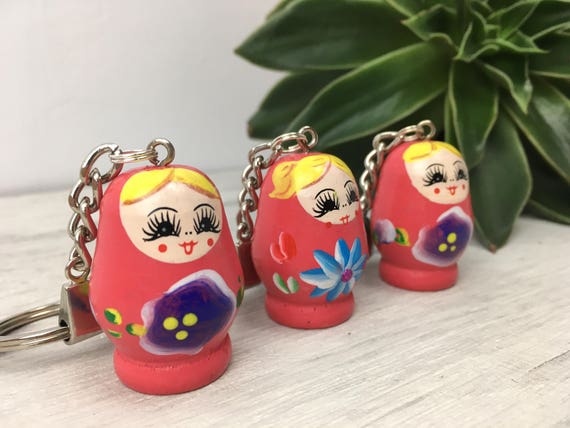 russian doll keyring