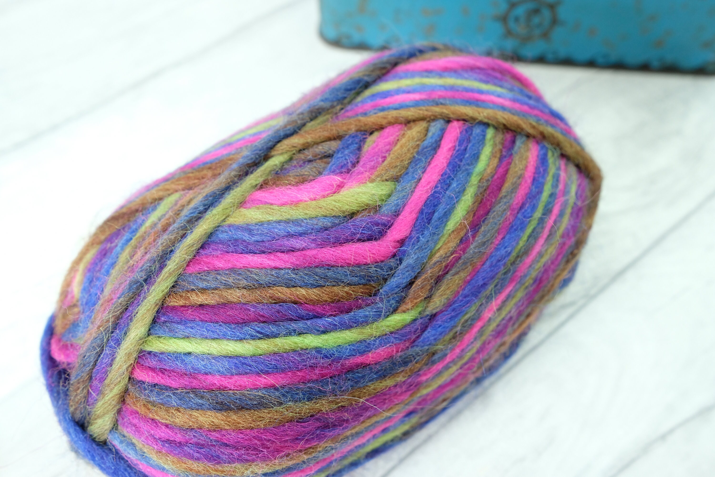 Sage Green Chunky Merino Yarn for Knitting Crochet Fibre Arts
