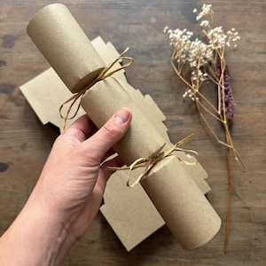 100 Crackers fai da te, crea i tuoi Crackers di Natale, Crackers Kraft, ecologici, Natale unico, crea i tuoi Crackers di Natale per matrimonio