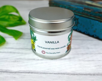 SECONDS Vanilla soy wax candle - scented candle - small batch candles - vanilla candle