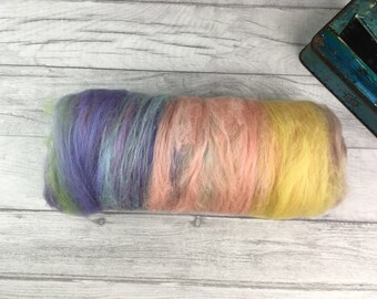 NEONS Color Range, Wool Roving, 2.5 Ozs. Pack, Wool Roving for Felting  Soap, Spinning Fiber, Wool Roving for Needle Felting Supplies 