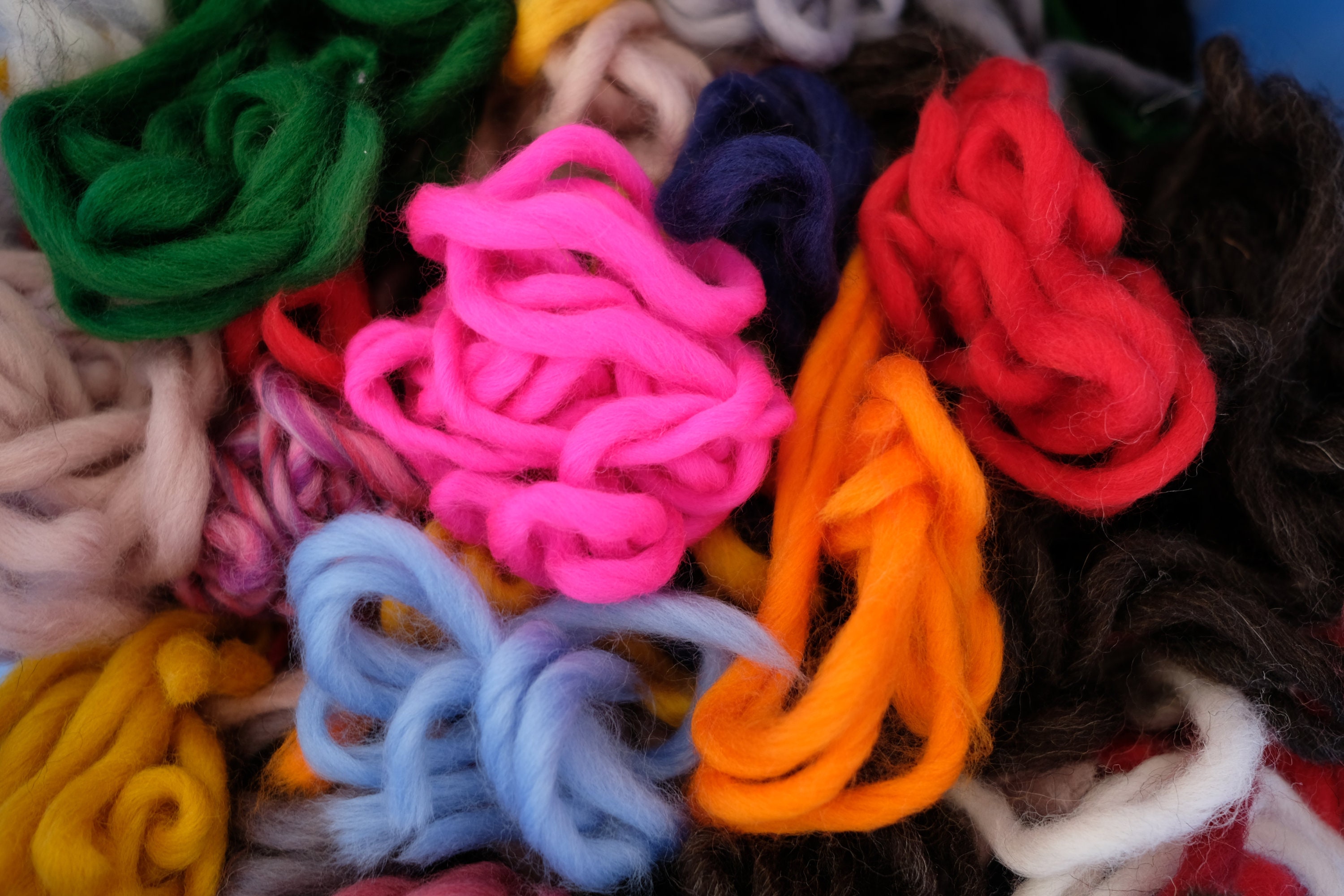 Merino wool supply offcuts wool scraps roving scraps needle Etsy