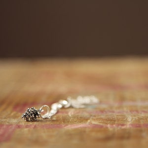 Pinecone necklace, autumn jewelry, pine cone pendant