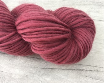 Hilo de lana merino Mulberry: súper grueso, para tejer y tejer