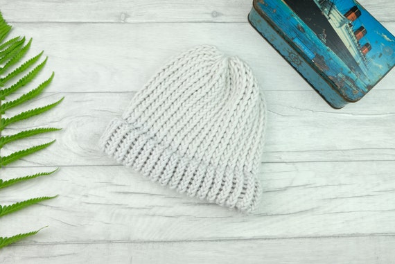 white fisherman beanie