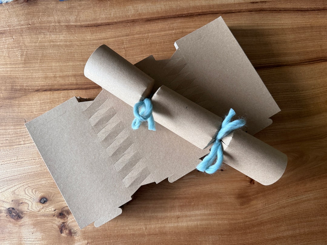 100 DIY Crackers, Make Your Own Christmas Crackers, Kraft Crackers, Eco