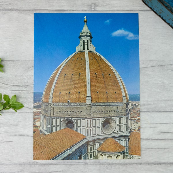 Il duomo print Florence Cathedral - Brunelleschi - famous buildings