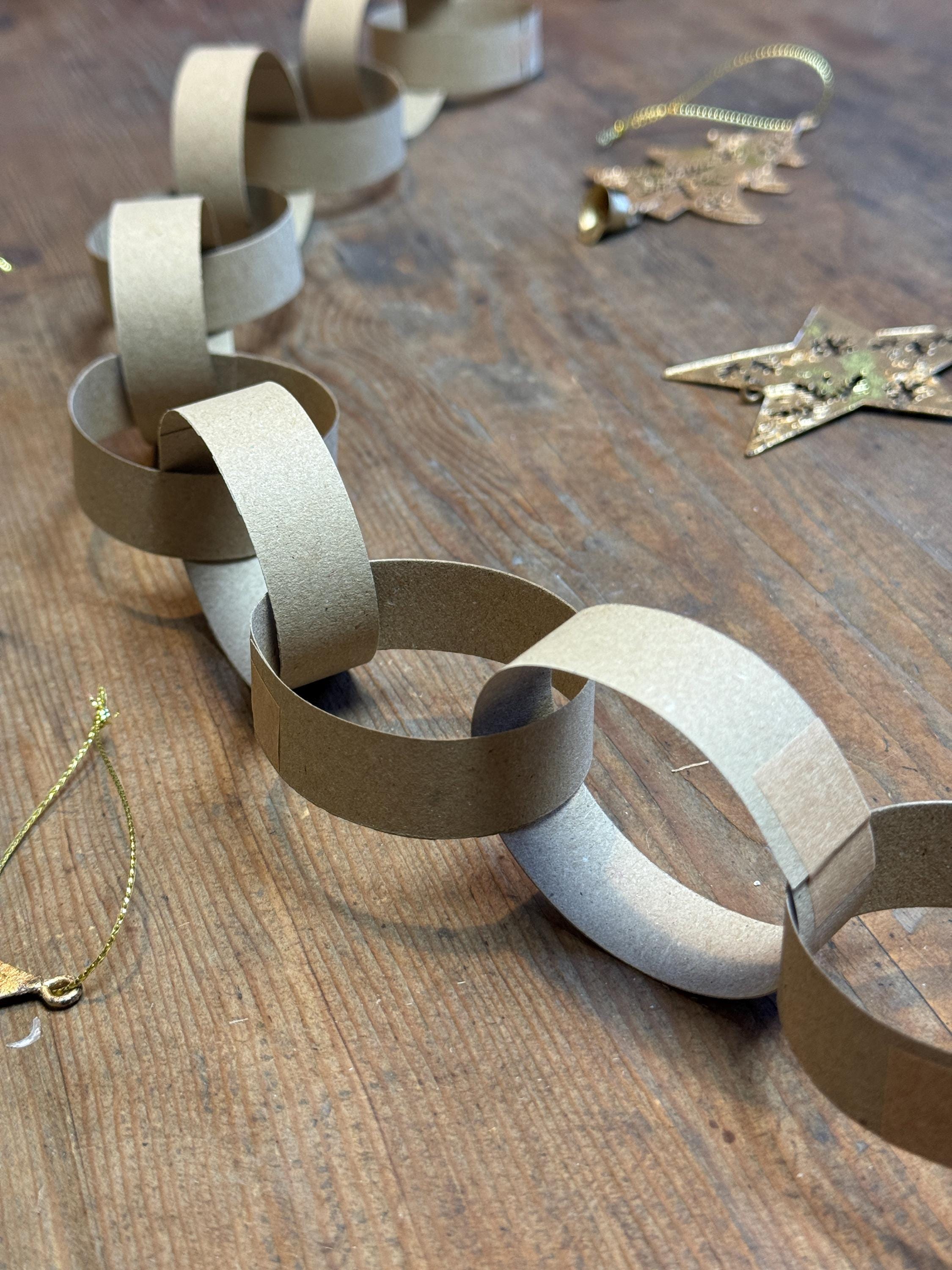 34 Recycled Crafts For Kids 7 DIY Paper Chain Kit Xmas Paper Garland Recycled Craft