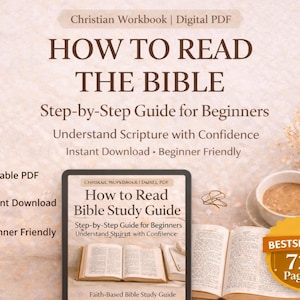 Feeling Lost Reading the Bible? Simple Beginner Guide to Start & Stay Consistent (PDF Download)