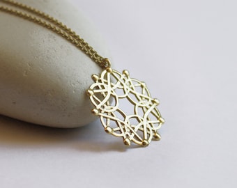 Metatron cube sacred geometry necklace seed of life jewelry merkaba pendant awareness energy meaningful mandala jewelry gift for her