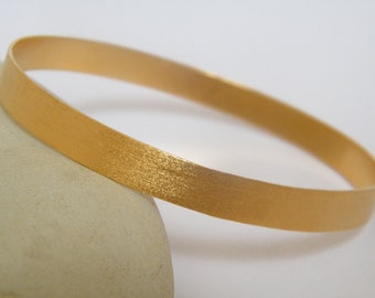 Thin gold bangle elegant gold bracelet  textured gold bangle stackable gold bracelet