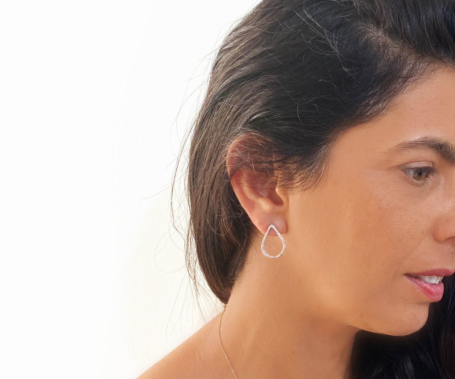 Drop Stud Earrings Gold Drop Earrings Drop Post Earrings - Etsy